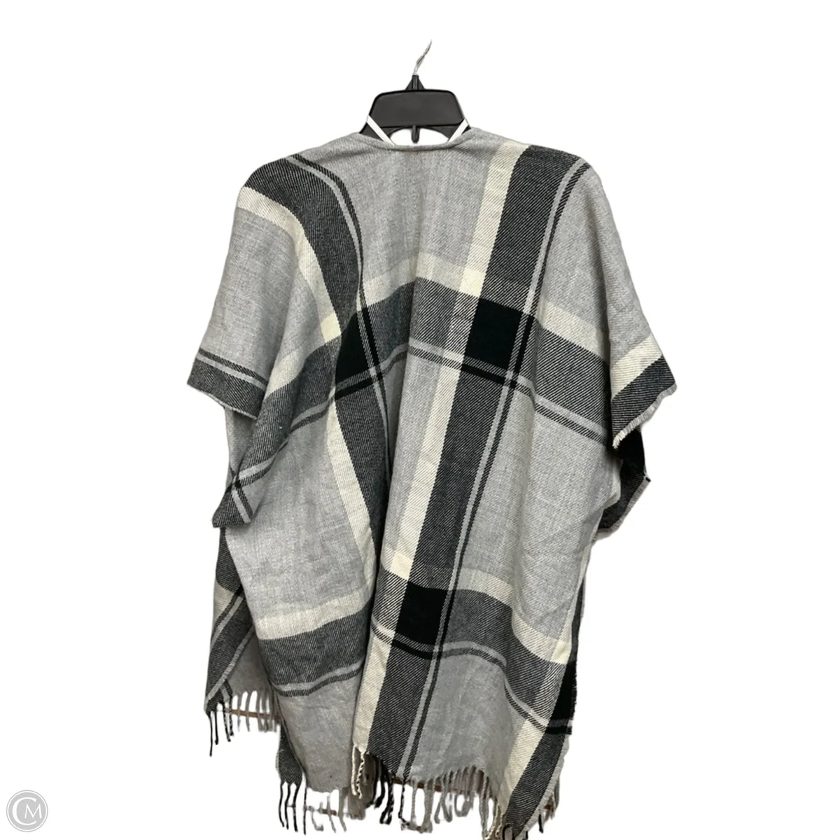 Shawl By Loft In Plaid Pattern, Size: Xs