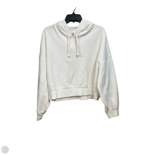 Athletic Sweatshirt Hoodie By All In Motion In Cream, Size: L