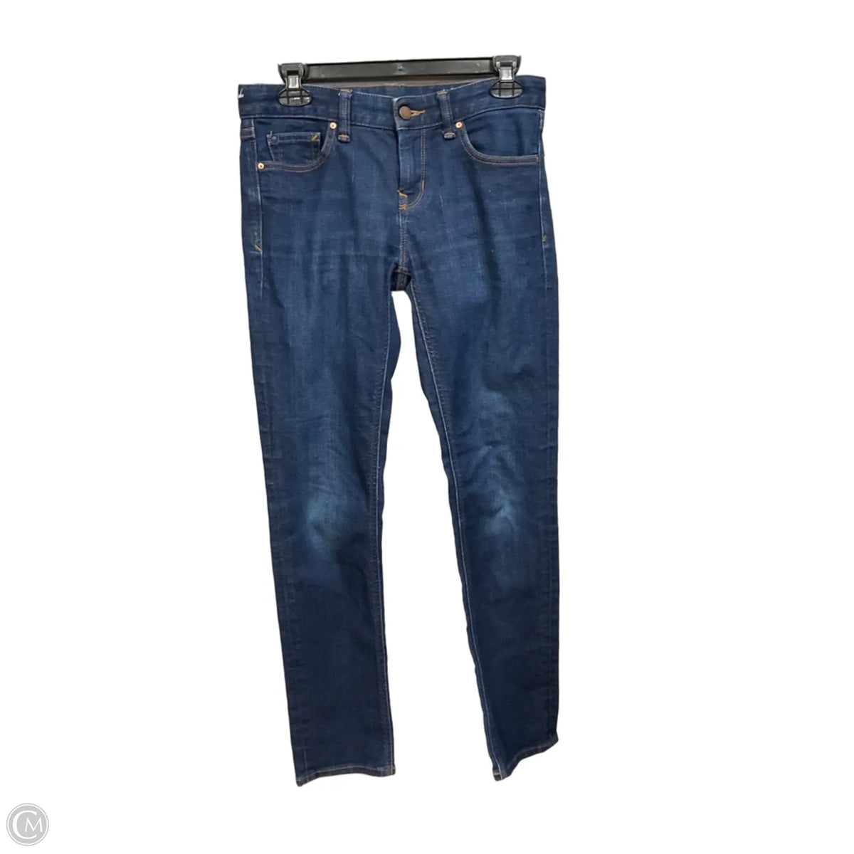 Jeans Straight By Gap In Blue Denim, Size: 4