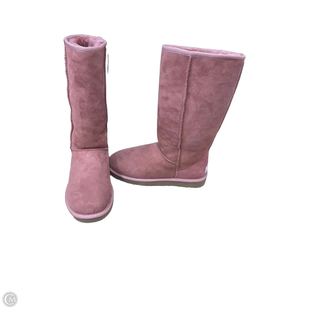 Boots Designer By Ugg In Pink, Size: 8