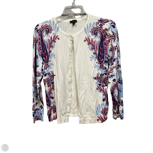 Cardigan By Talbots In Multi-colored, Size: M