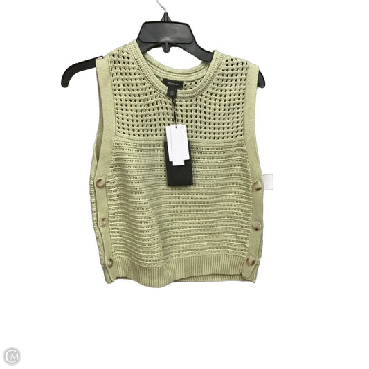Vest Sweater By Halogen In Green, Size: S