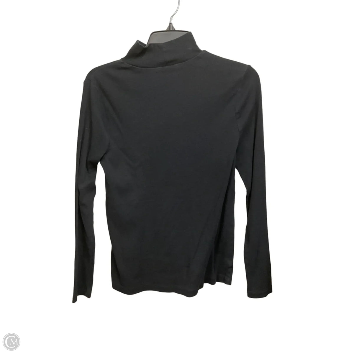 Top Long Sleeve Basic By Loft In Black, Size: L