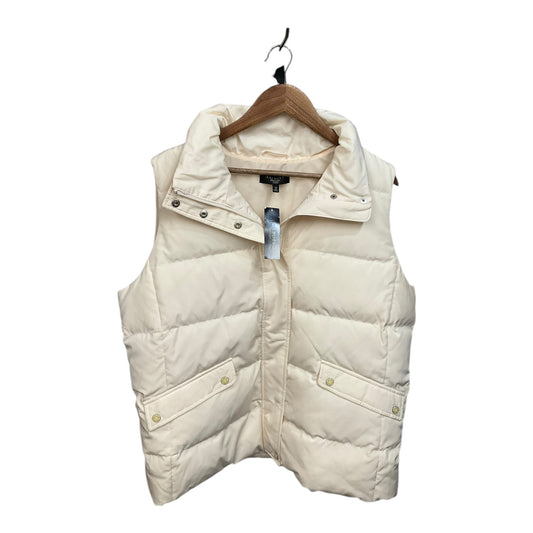 Vest Puffer & Quilted By Talbots In Cream, Size: 1x