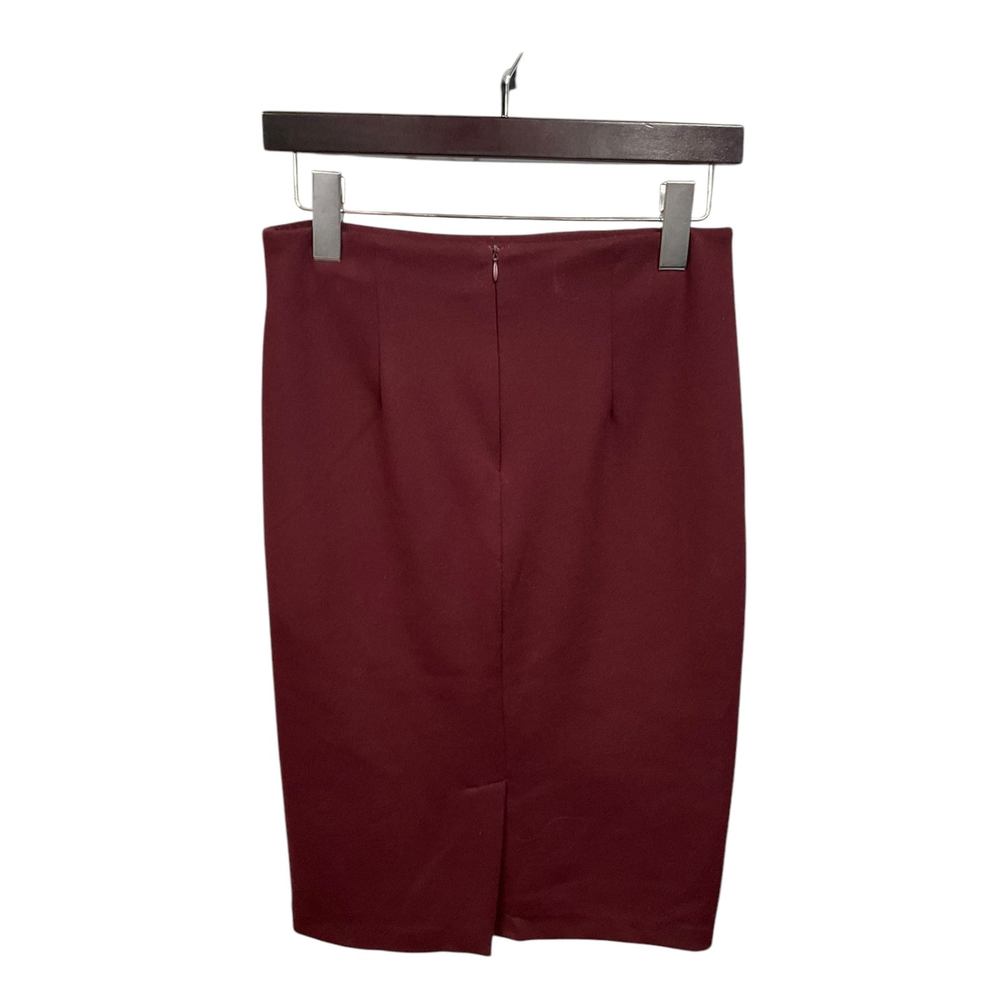 Skirt Midi By Philosophy In Maroon, Size: Xs