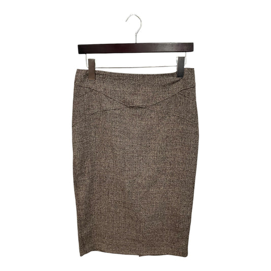 Skirt Midi By New York And Co In Brown, Size: Xs