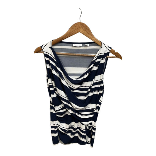 Top Sleeveless By New York And Co In Striped Pattern, Size: Xs