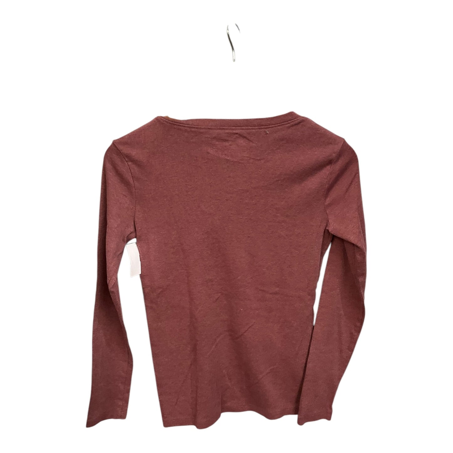 Top Long Sleeve By Eddie Bauer In Red, Size: S