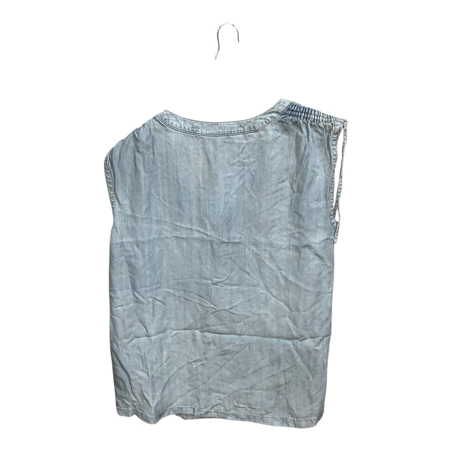 Top Sleeveless By J. Jill In Blue Denim, Size: Xl