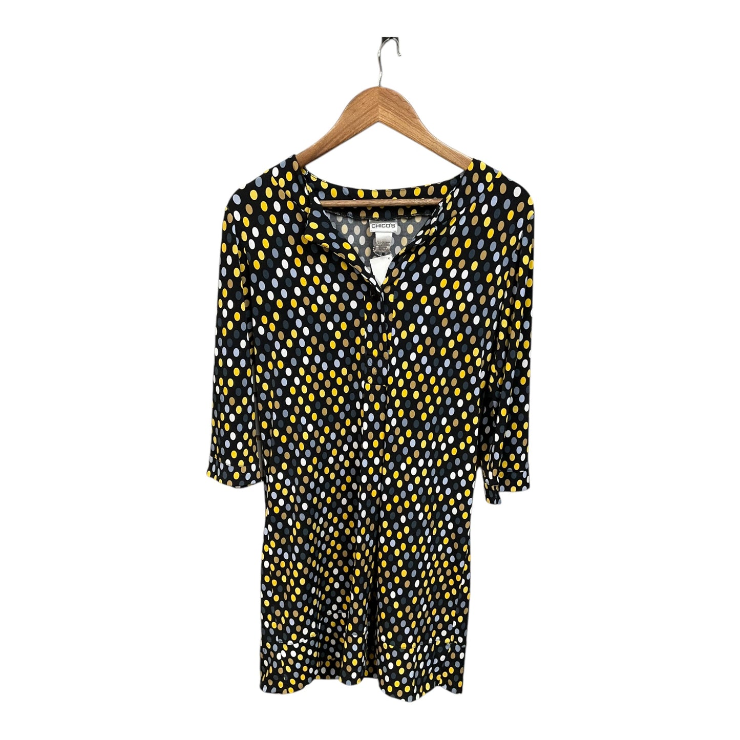 Dress Casual Short By Chicos In Polkadot Pattern, Size: S