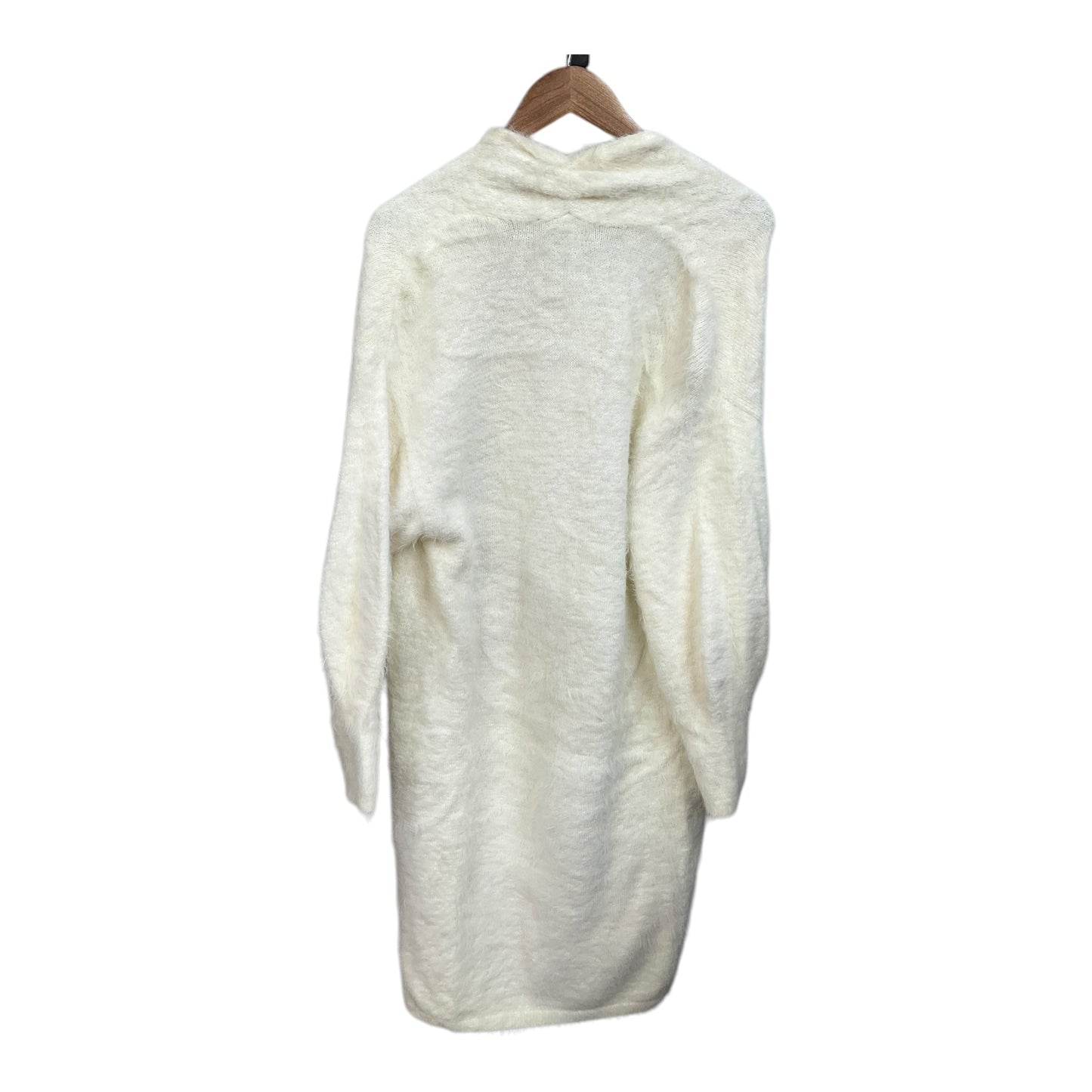 Cardigan By Express In Ivory, Size: S