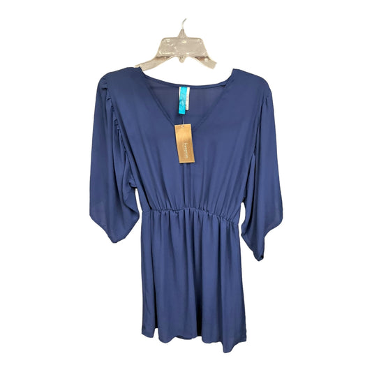 Blue Dress Casual Short Francesca's, Size M