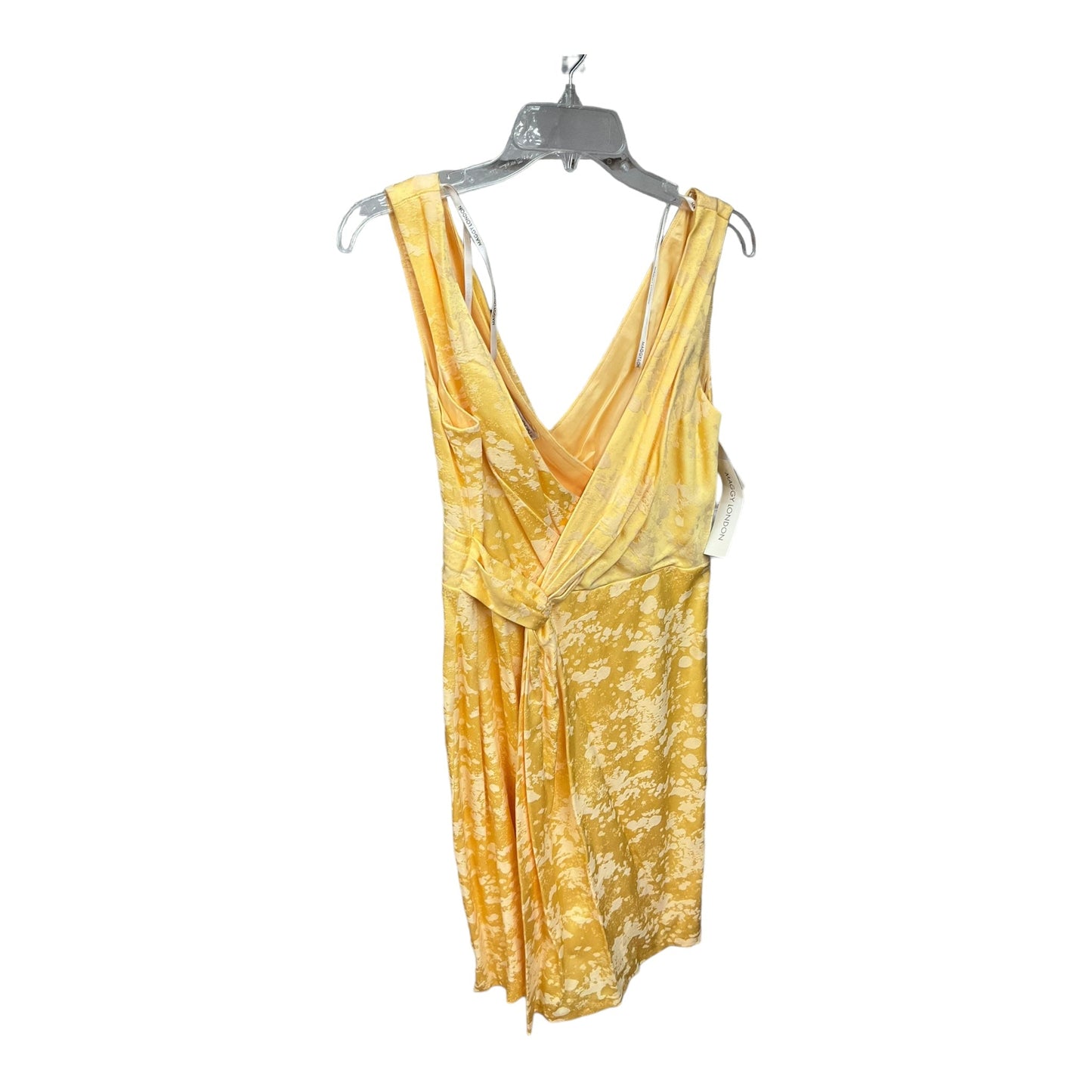 Yellow Dress Casual Short Maggy London, Size M