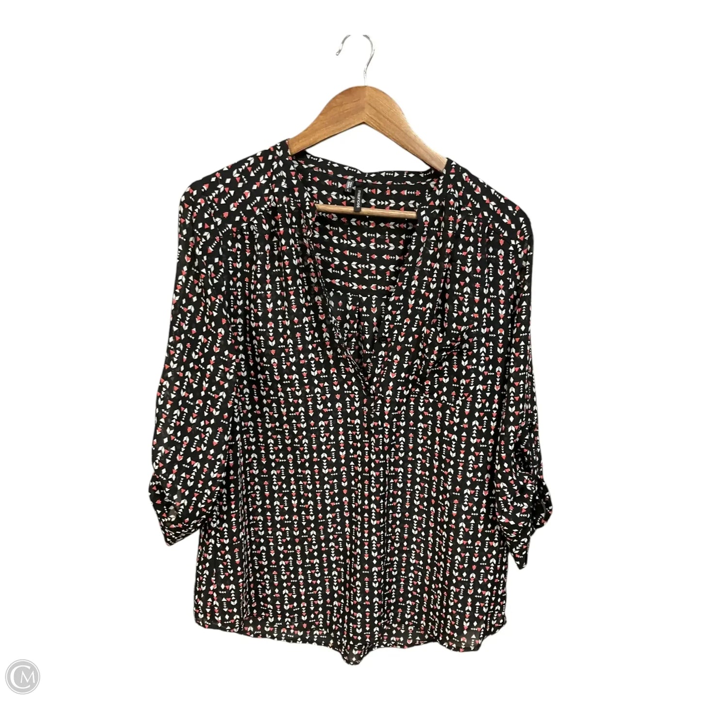 Top Long Sleeve By Maurices In Multi-colored, Size: L