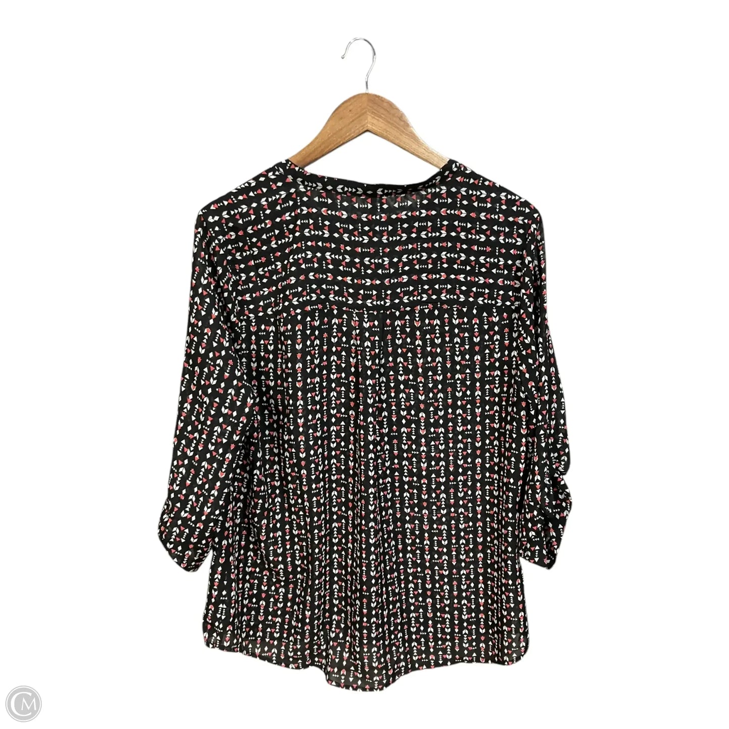 Top Long Sleeve By Maurices In Multi-colored, Size: L