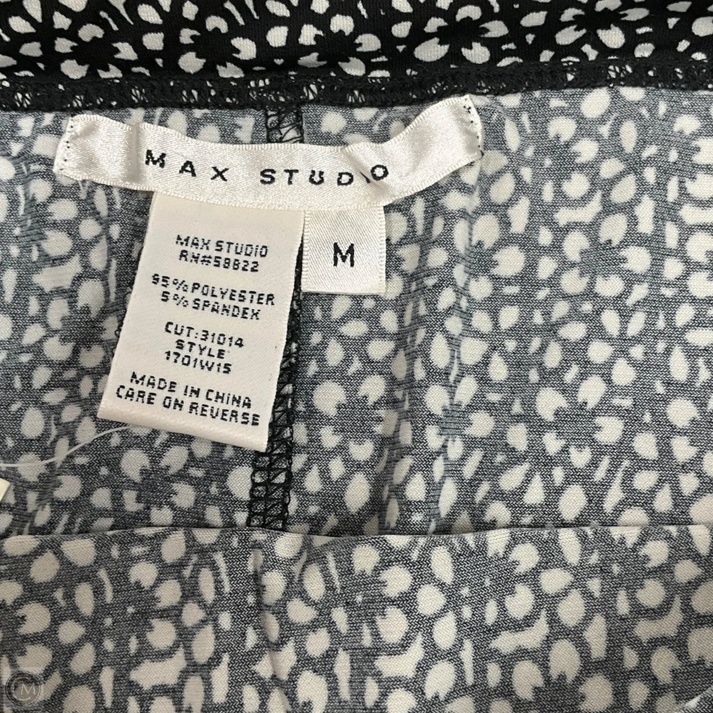 Skirt Mini & Short By Max Studio In Black & White, Size: M