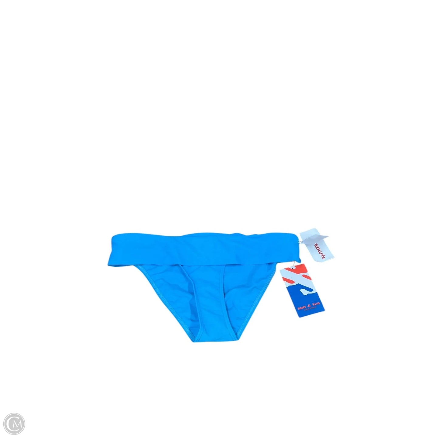 Swimsuit Bottom By Clothes Mentor In Blue, Size: L