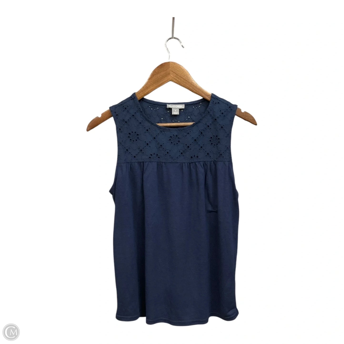 Top Sleeveless By Falls Creek In Navy, Size: S
