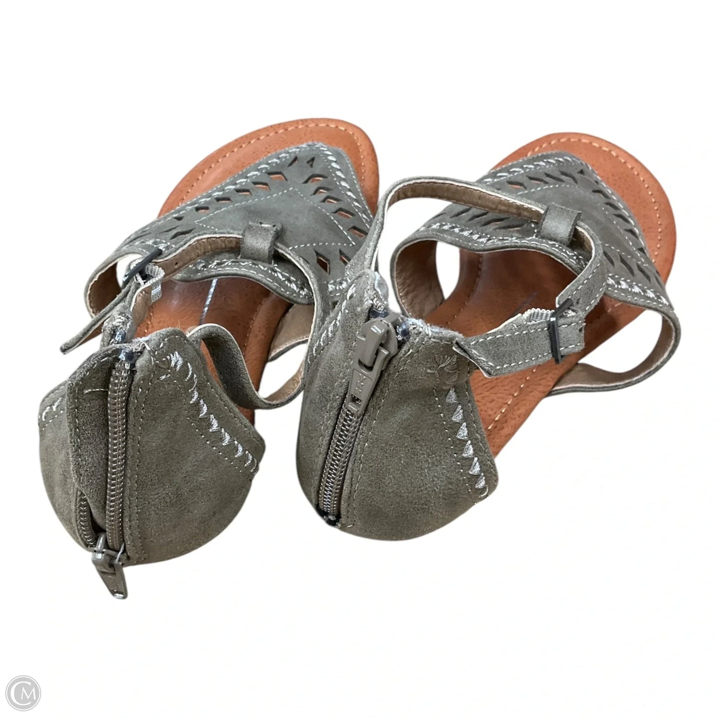 Sandals Flats By Report In Taupe, Size: 7