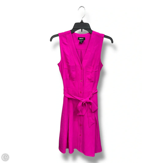 Dress Casual Short By Dkny In Pink, Size: Xs