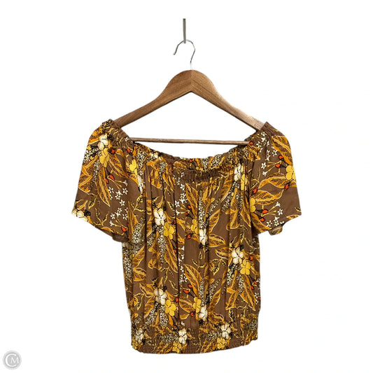Top Short Sleeve By Rachel Zoe In Floral Print, Size: M