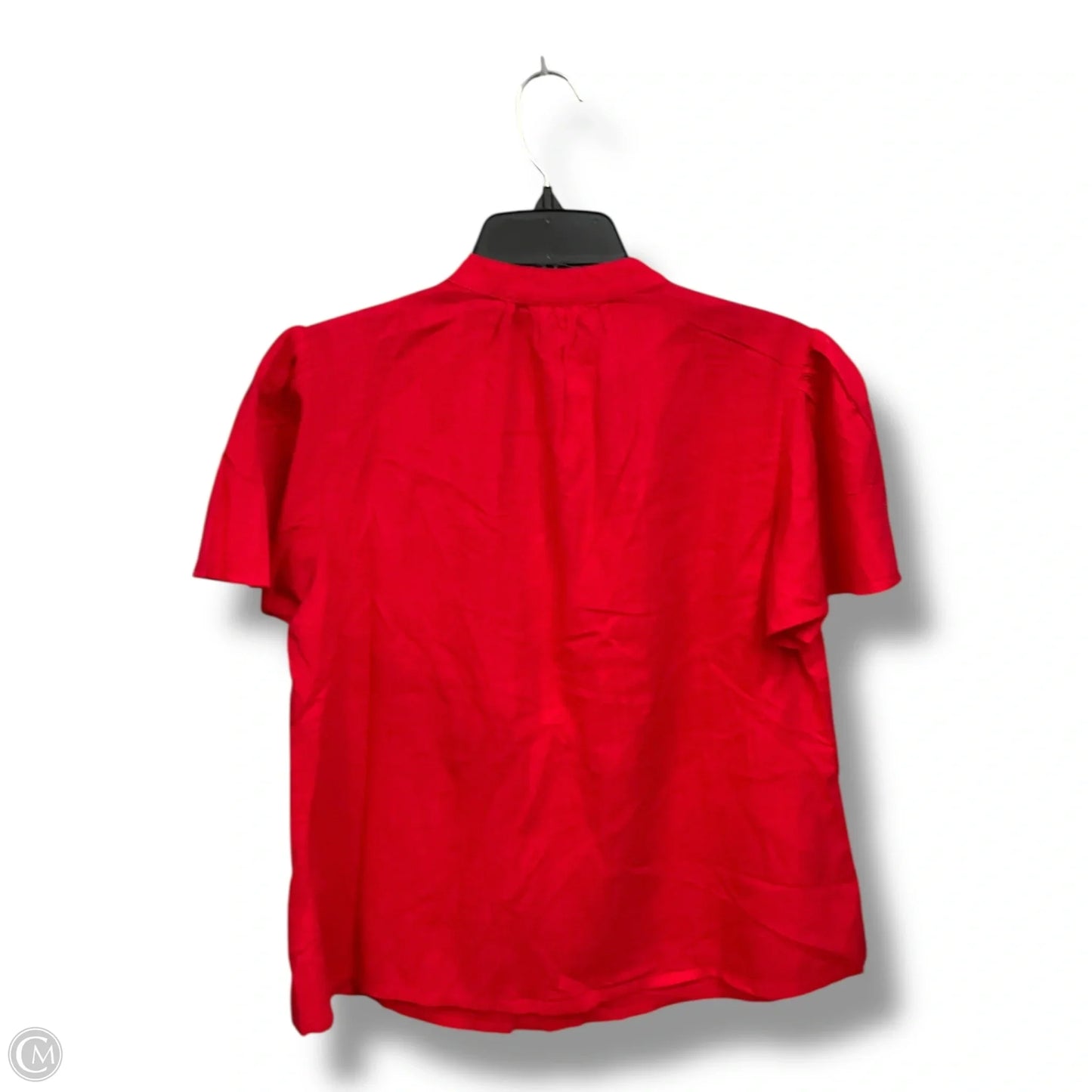 Top Short Sleeve By Knox Rose In Red, Size: S