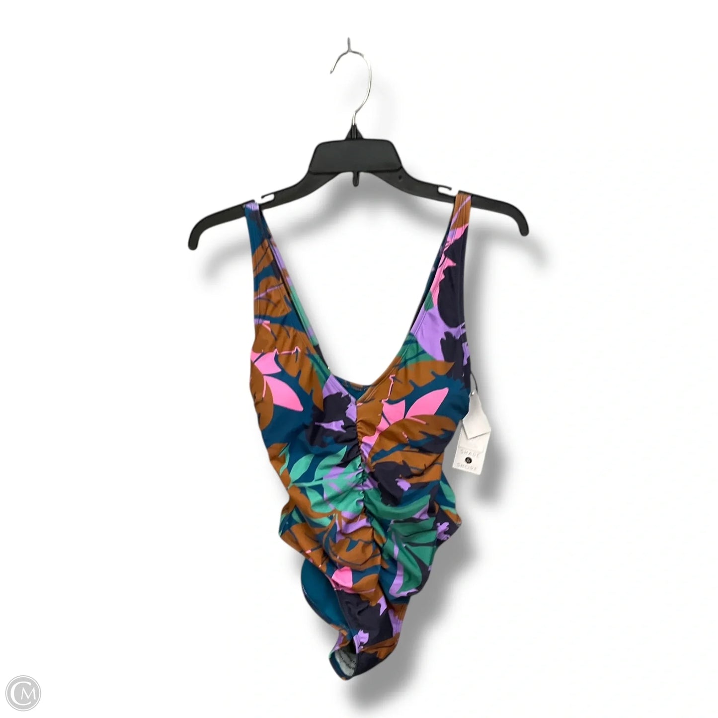 Swimsuit By Shade & Shore In Tropical Print, Size: S