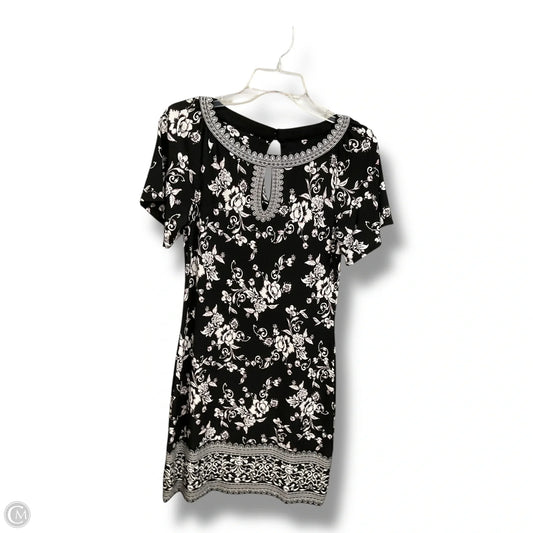 Dress Casual Short By White House Black Market In Floral Print, Size: Xs