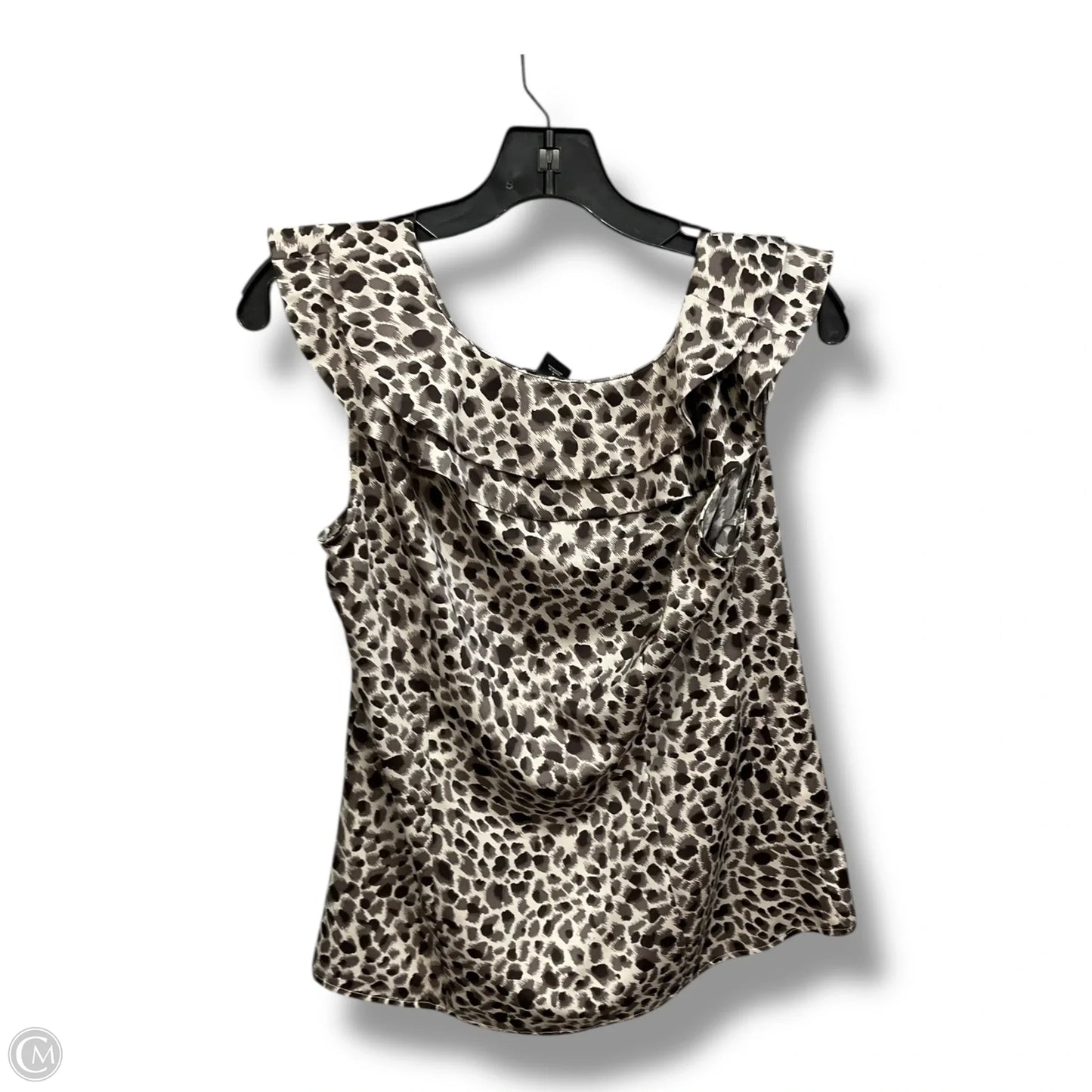 Top Sleeveless By Ann Taylor In Animal Print, Size: S