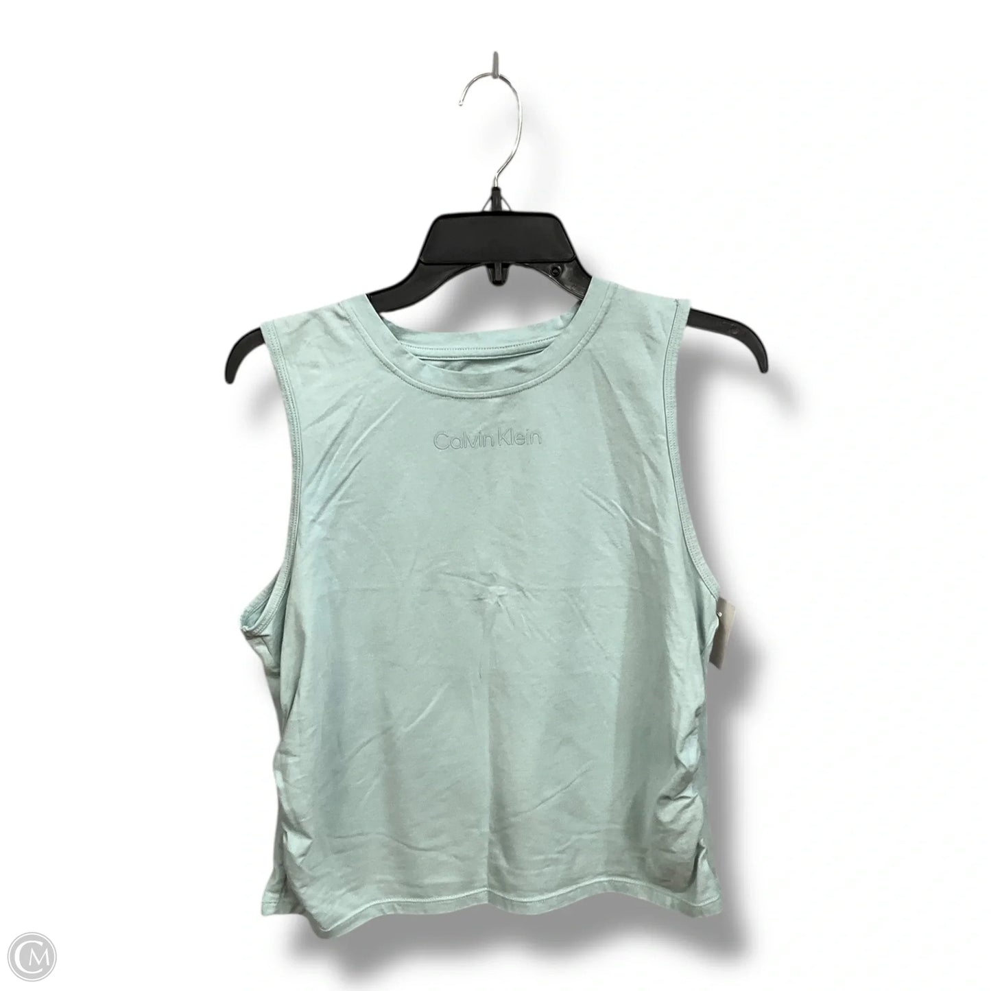 Athletic Tank Top By Calvin Klein Performance In Green, Size: Xxl