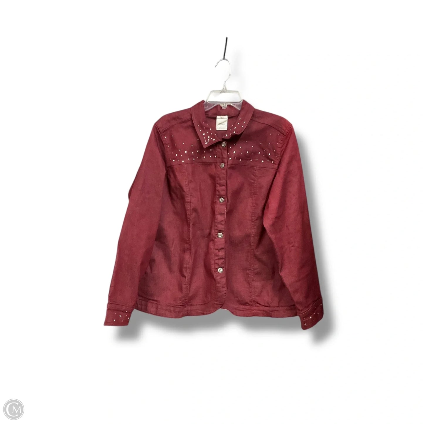 Jacket Other By Blair In Maroon, Size: L