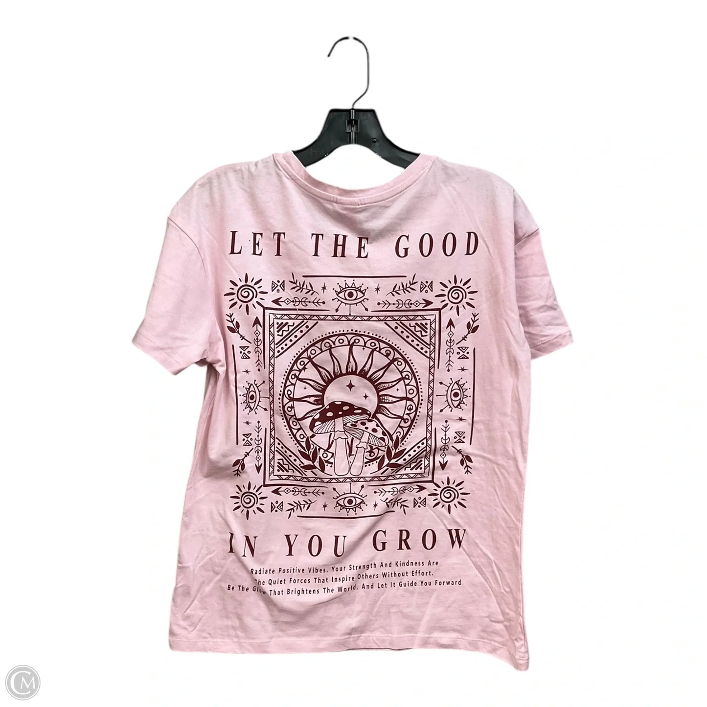 Top Short Sleeve Basic By Clothes Mentor In Pink, Size: Xs