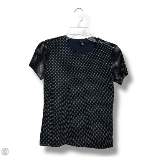 Top Short Sleeve By Ann Taylor In Polkadot Pattern, Size: Xs
