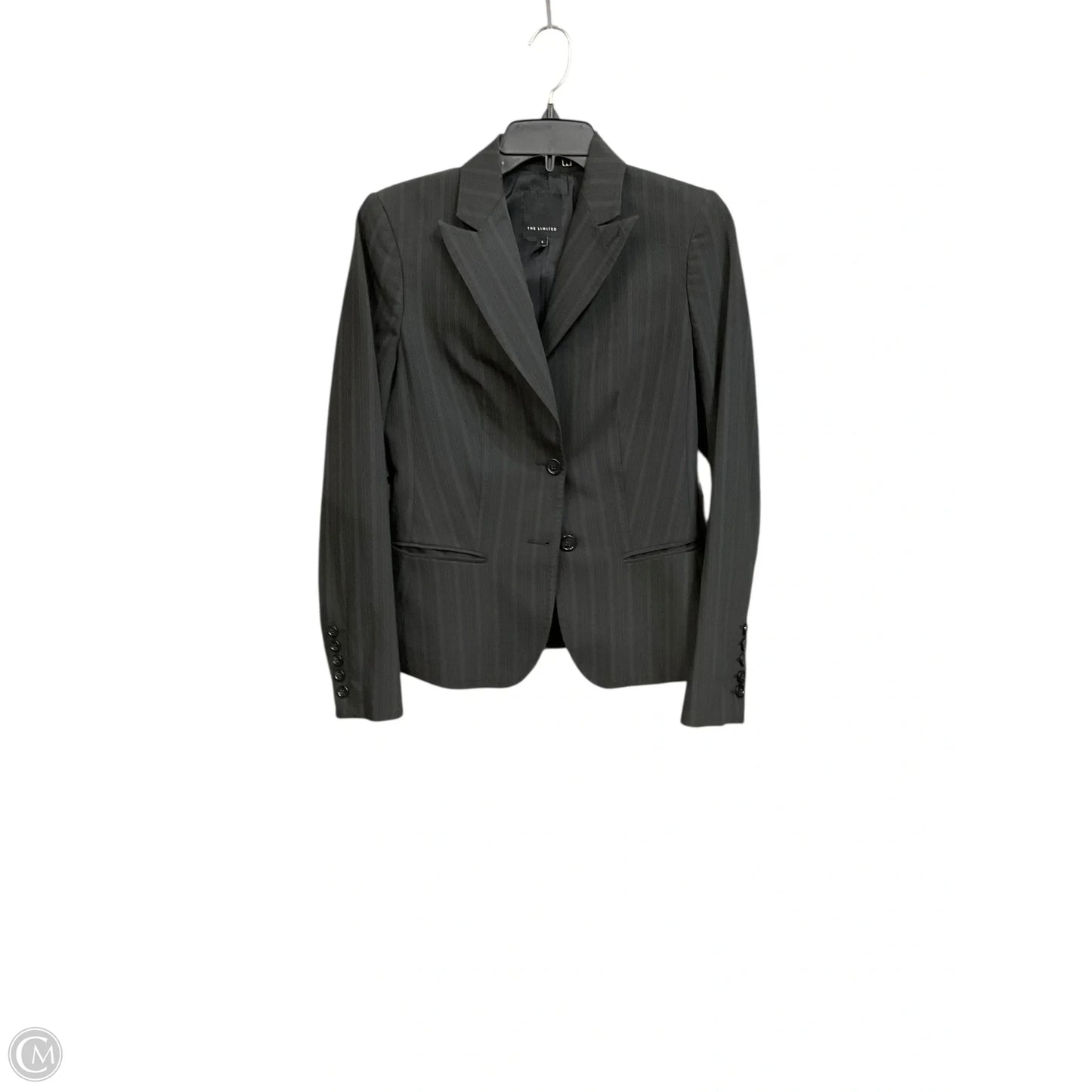 Blazer By Limited In Striped Pattern, Size: S