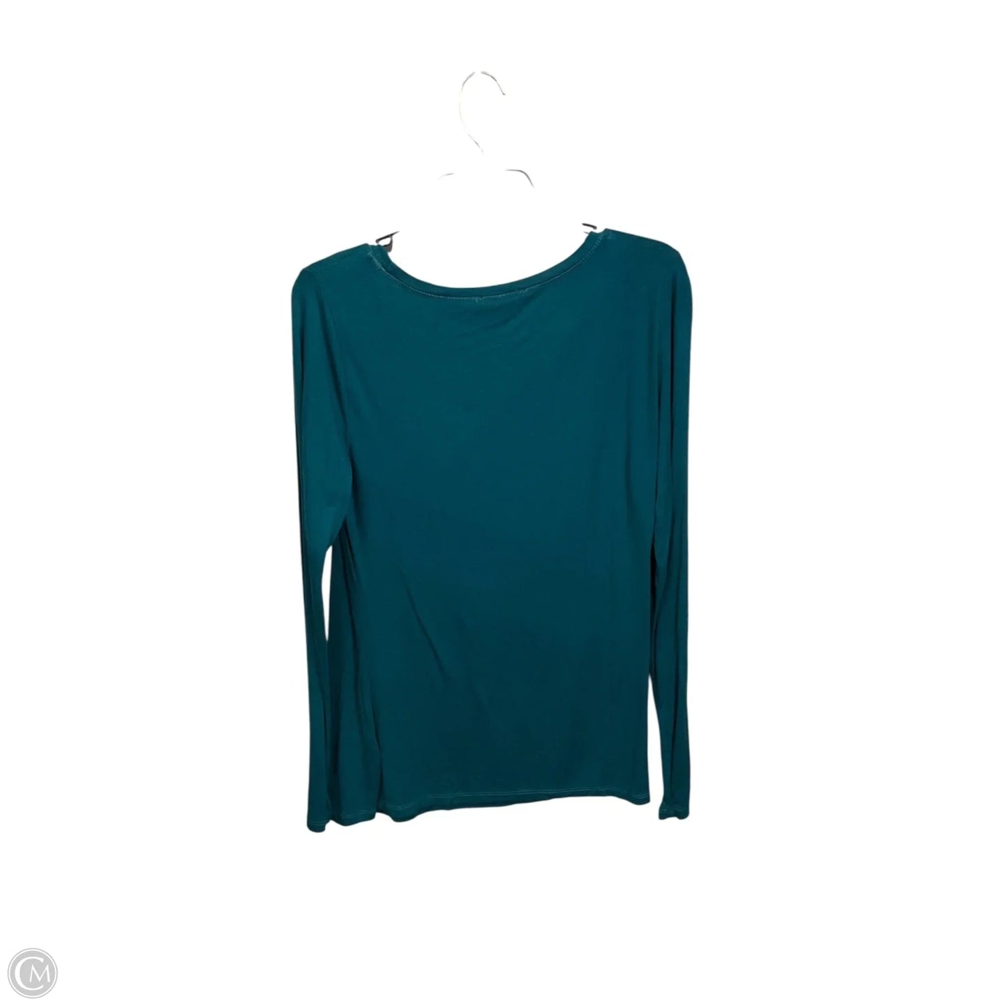 Top Long Sleeve By Cable And Gauge In Teal, Size: L