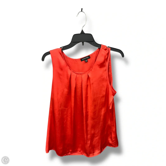 Top Sleeveless By Notations In Coral, Size: M