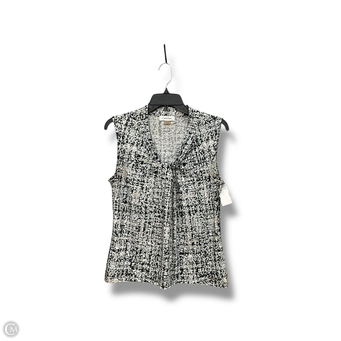 Top Sleeveless By Calvin Klein In Multi-colored, Size: S