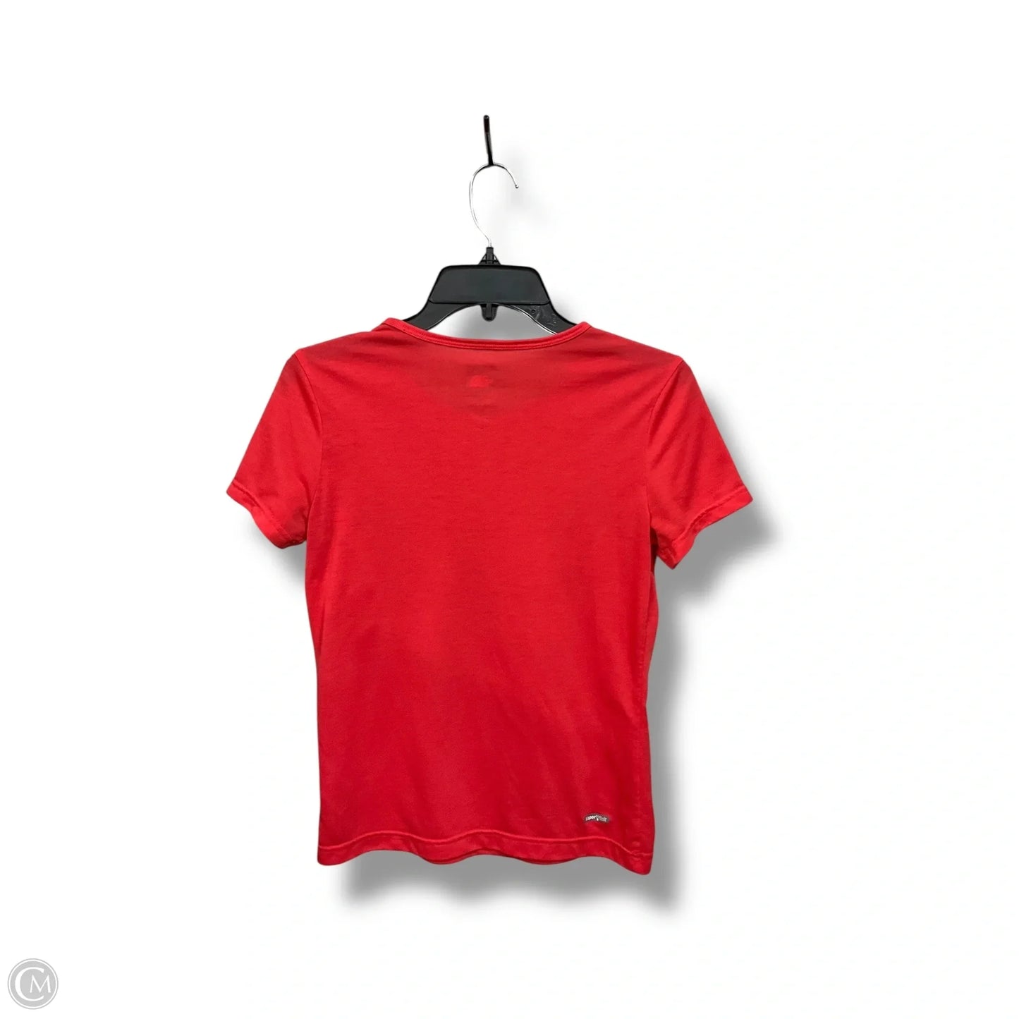 Athletic Top Short Sleeve By The North Face In Red, Size: S