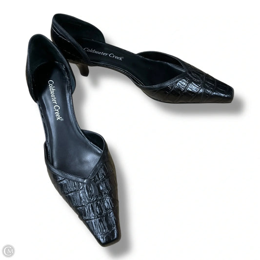 Shoes Heels Kitten By Coldwater Creek In Black, Size: 8