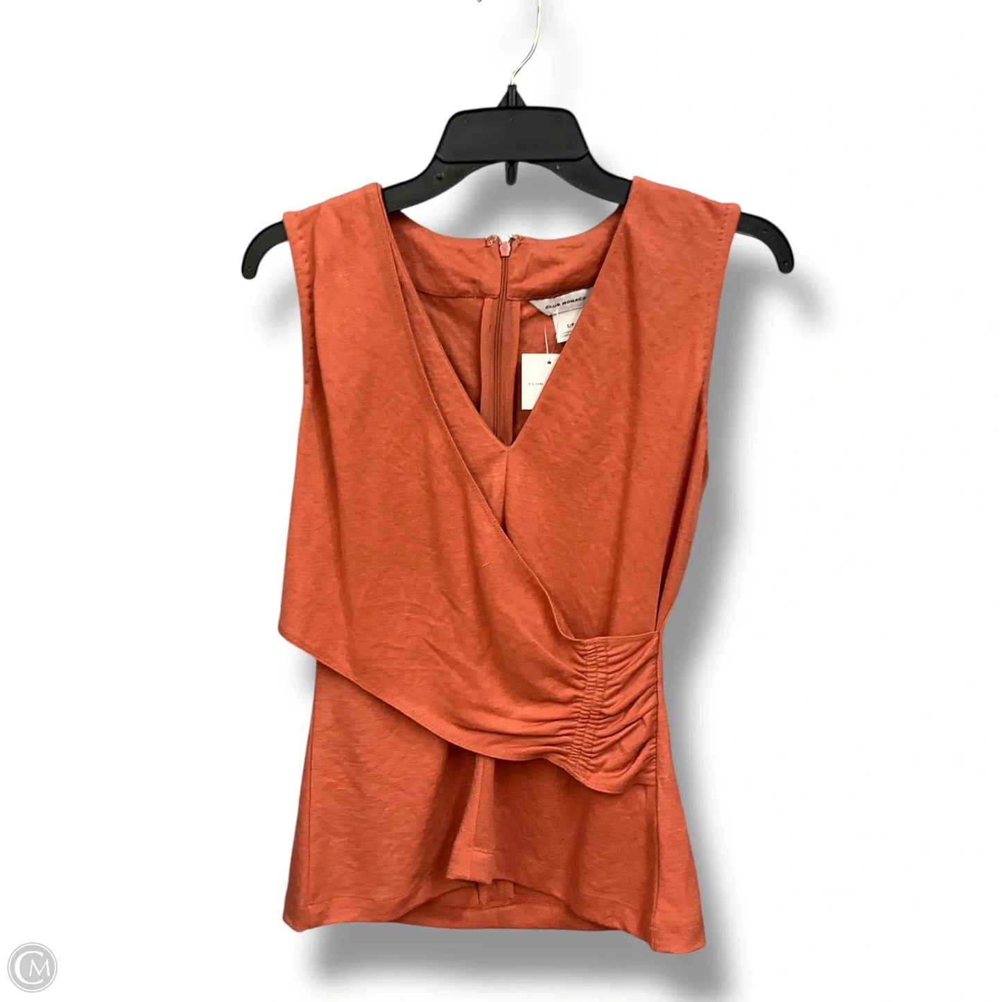 Top Sleeveless By Club Monaco In Orange, Size: S