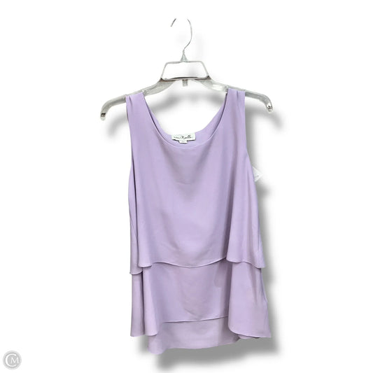 Top Sleeveless By Simply Noelle In Purple, Size: S