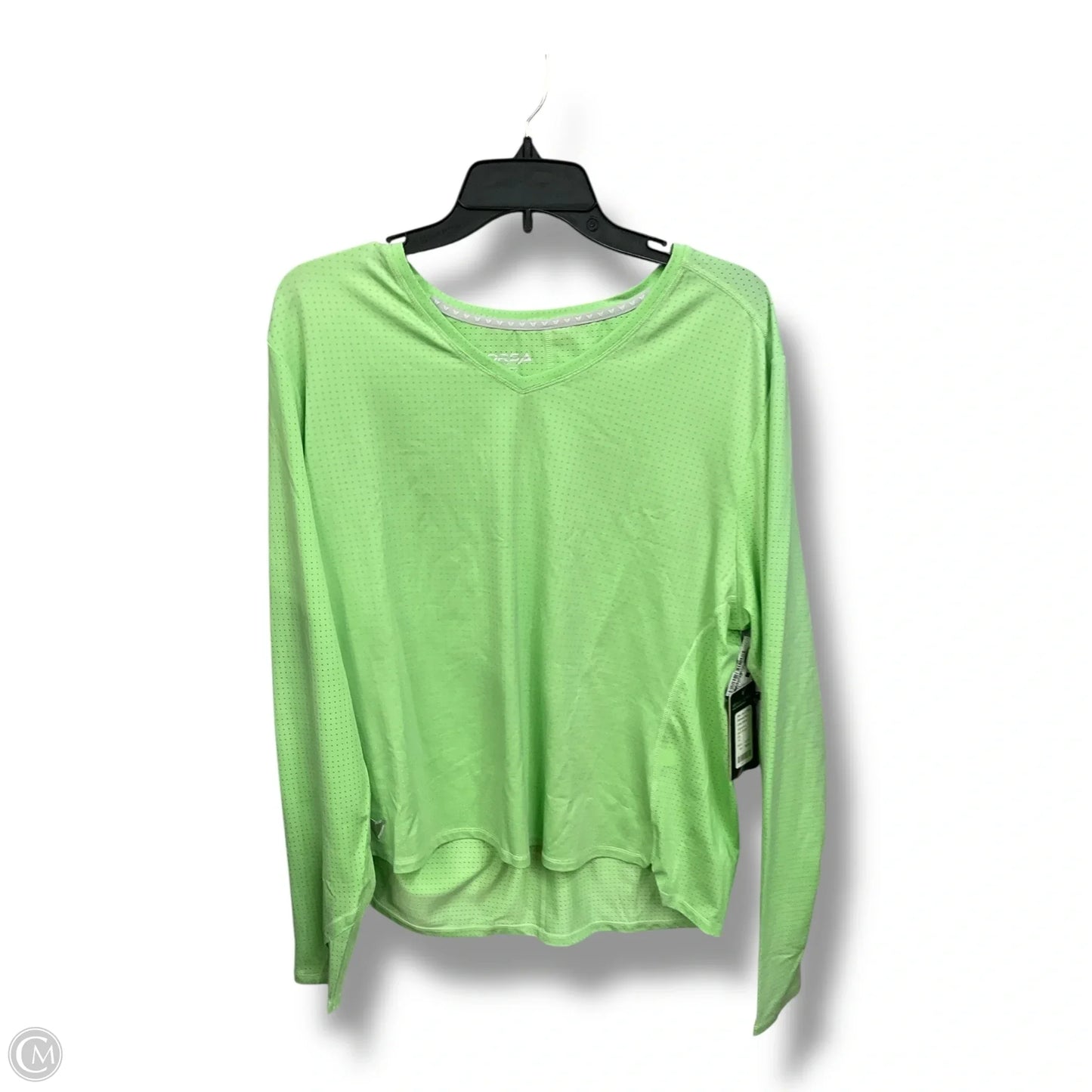 Athletic Top Long Sleeve Crewneck By Clothes Mentor In Green, Size: Xxl