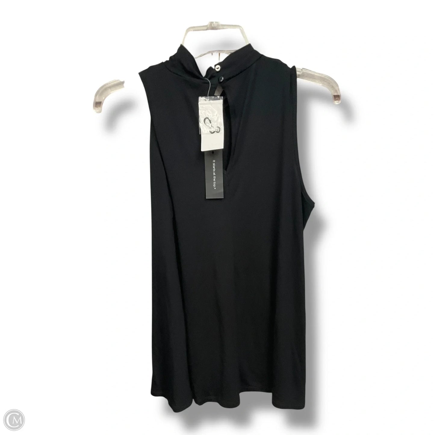 Top Sleeveless By Cable And Gauge In Black, Size: M