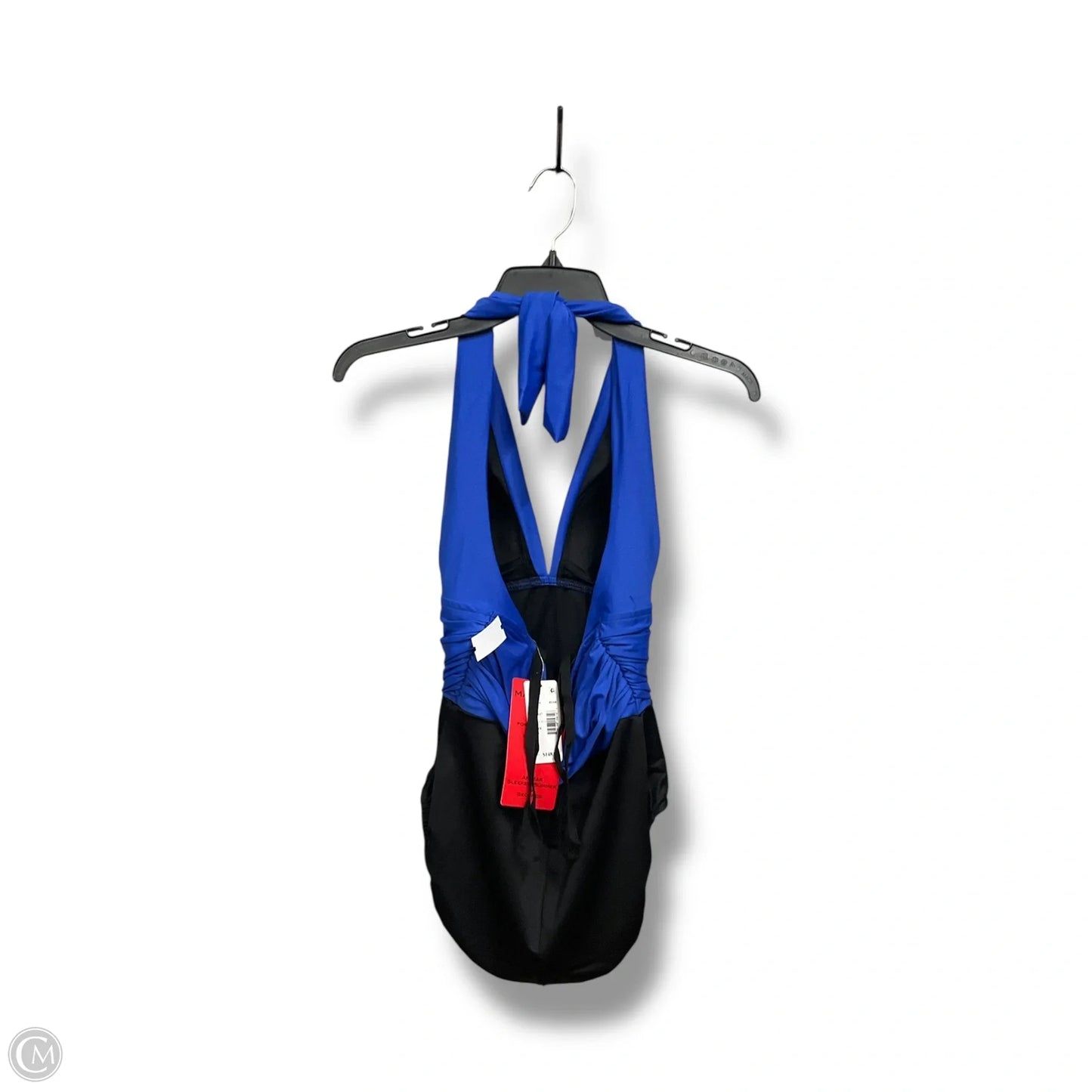 Swimsuit By Clothes Mentor In Black & Blue, Size: M