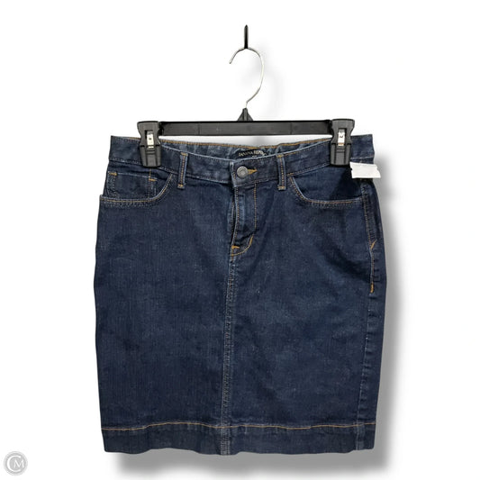 Skirt Mini & Short By Banana Republic In Blue Denim, Size: Sp