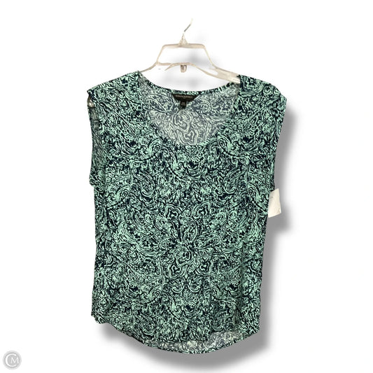 Top Sleeveless By Banana Republic In Paisley Print, Size: Xs