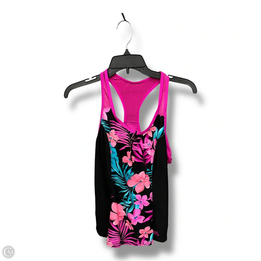 Swimsuit Top By Clothes Mentor In Tropical Print, Size: M