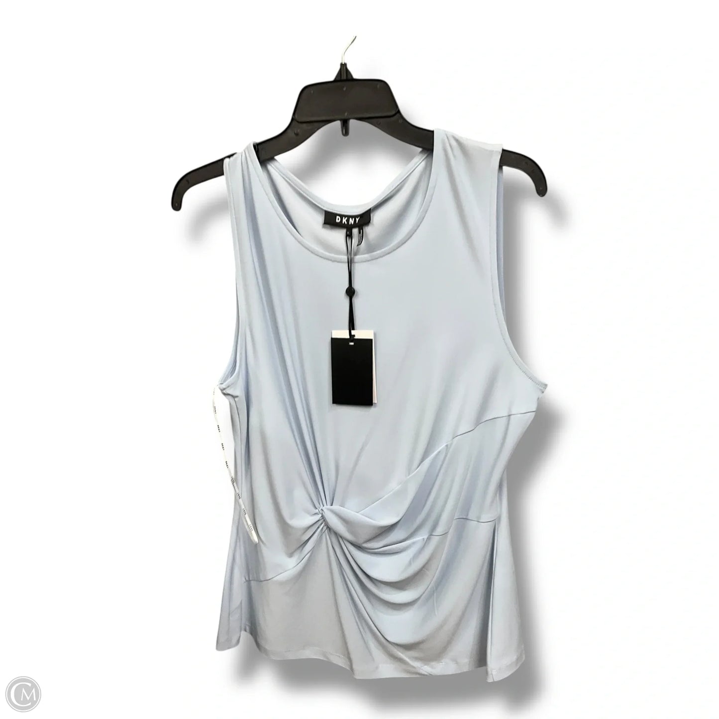Top Sleeveless By Dkny In Blue, Size: L