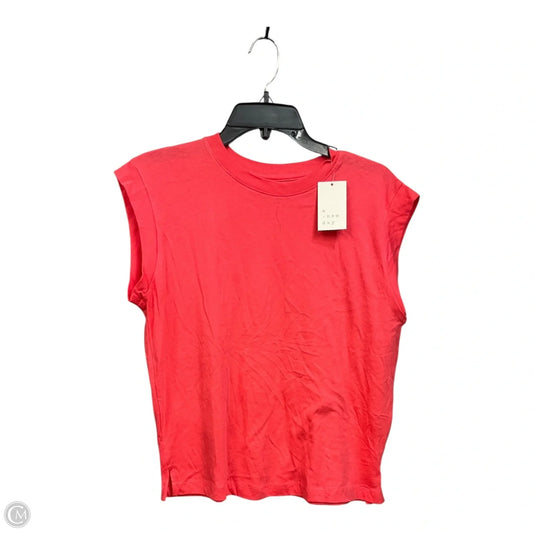 Top Sleeveless By A New Day In Coral, Size: Xs