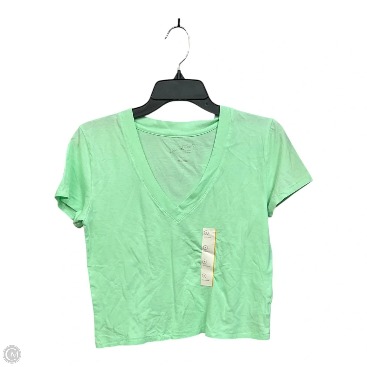 Top Short Sleeve Basic By Universal Thread In Green, Size: S